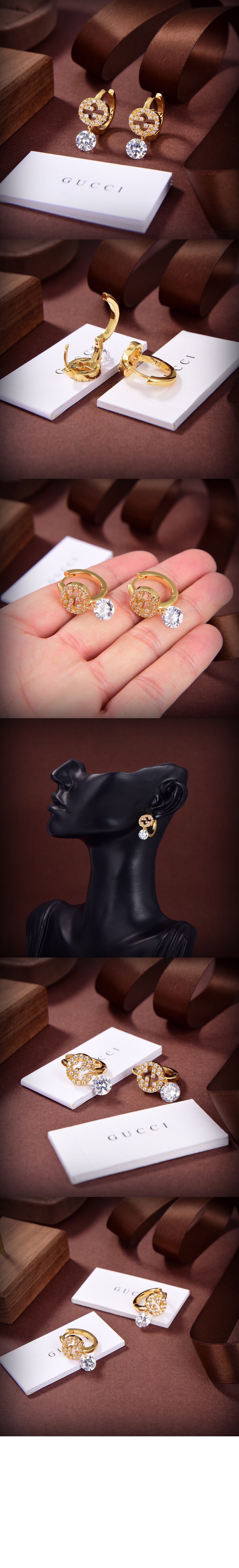 미러급레플리카사이트 | 명품레플리카 전문 쇼핑몰  | 퍼스트원 - 인터로킹 G 귀걸이 679107 > 구찌