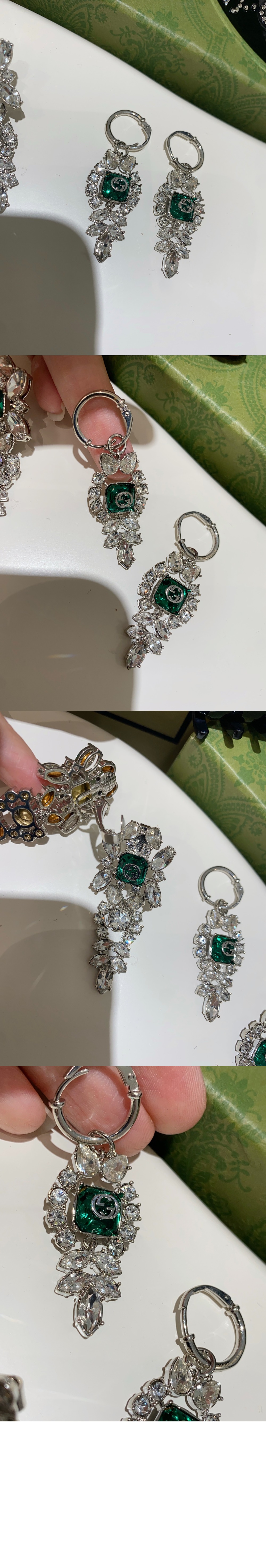 미러급레플리카사이트 | 명품레플리카 전문 쇼핑몰  | 퍼스트원 - 인터로킹 G 크리스털 귀걸이  676527 > 구찌