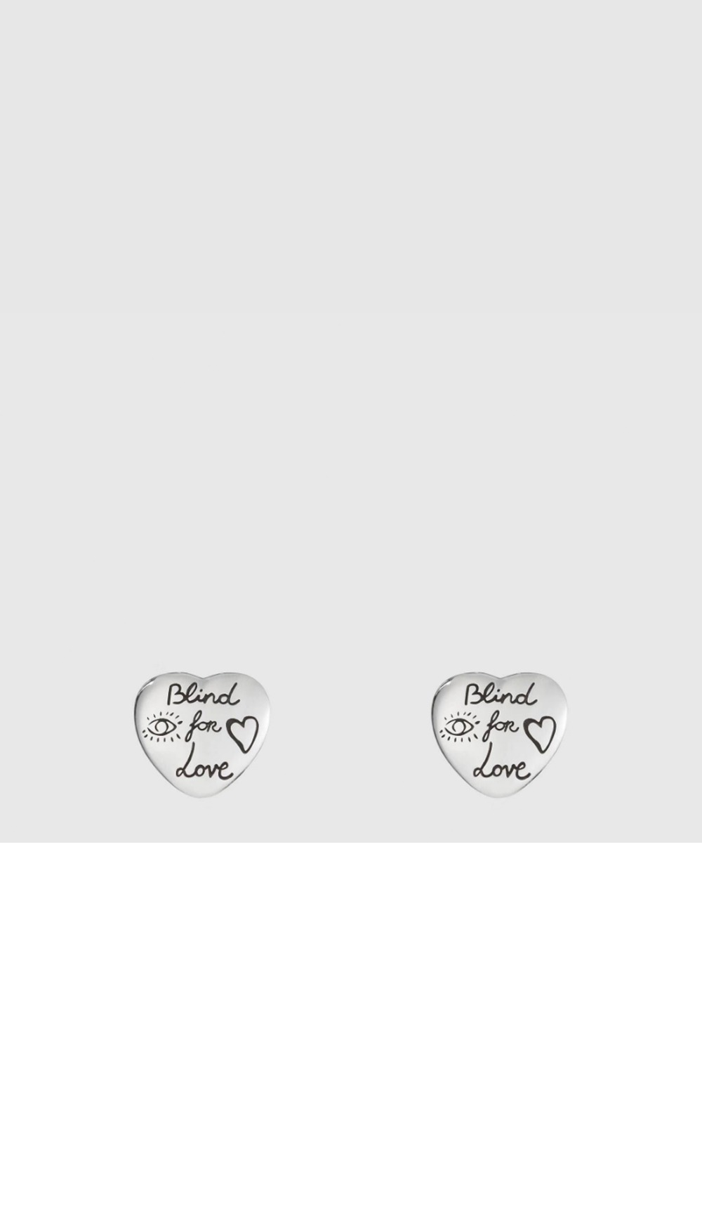 미러급레플리카사이트 | 명품레플리카 전문 쇼핑몰  | 퍼스트원 - Blind for Love 귀걸이 455255 > 구찌