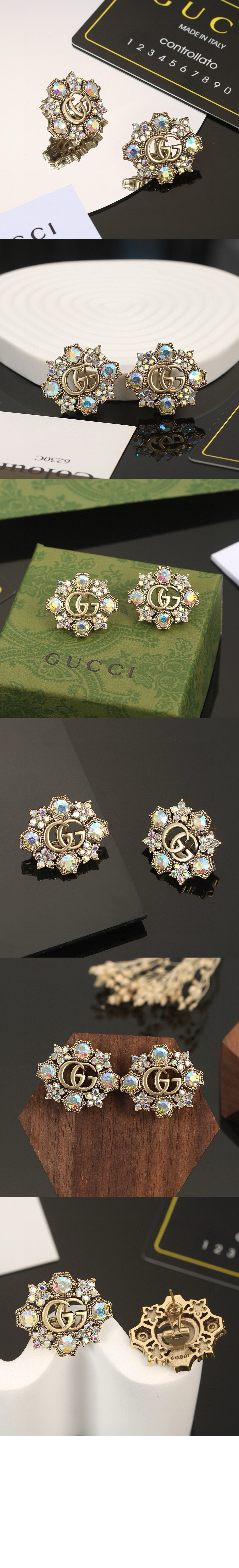 미러급레플리카사이트 | 명품레플리카 전문 쇼핑몰  | 퍼스트원 - 더블 지젤 꽃 귀걸이 753787 > 구찌