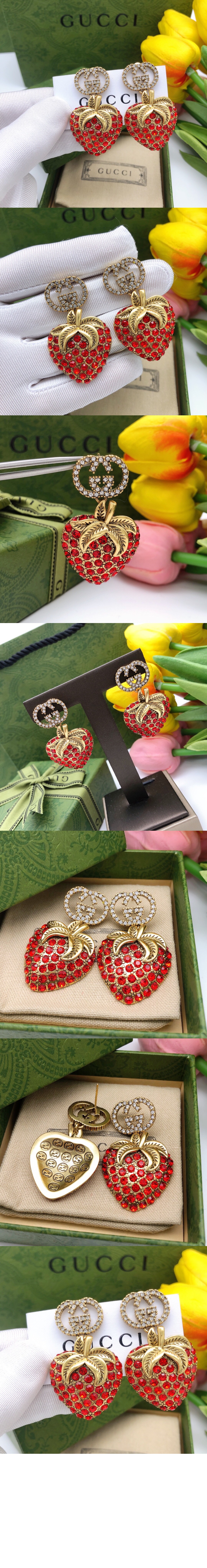 미러급레플리카사이트 | 명품레플리카 전문 쇼핑몰  | 퍼스트원 - 스트로베리 귀걸이 583576 > 구찌