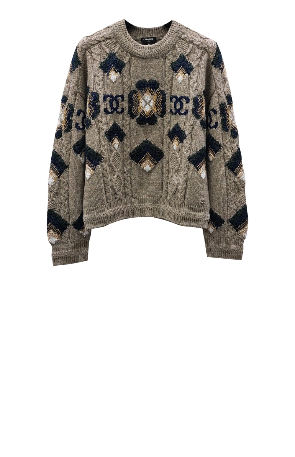 미러급레플리카사이트 | 명품레플리카 전문 쇼핑몰  | 퍼스트원 - 프린트 니트 톱 > 샤넬