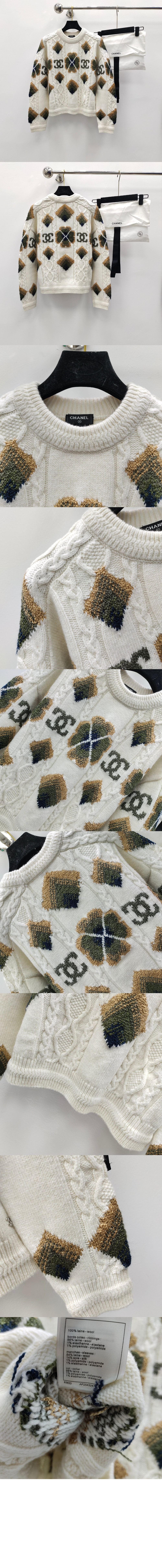 미러급레플리카사이트 | 명품레플리카 전문 쇼핑몰  | 퍼스트원 - 프린트 니트 톱 > 샤넬