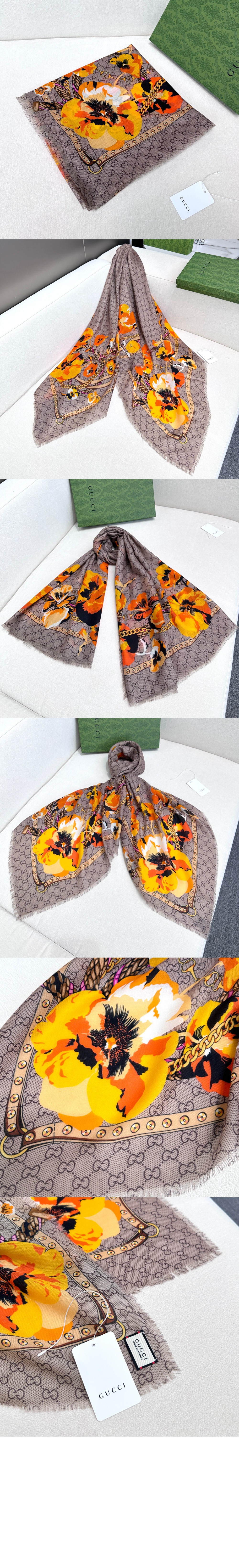 미러급레플리카사이트 | 명품레플리카 전문 쇼핑몰  | 퍼스트원 - 플라워 스카프 508797 > 구찌