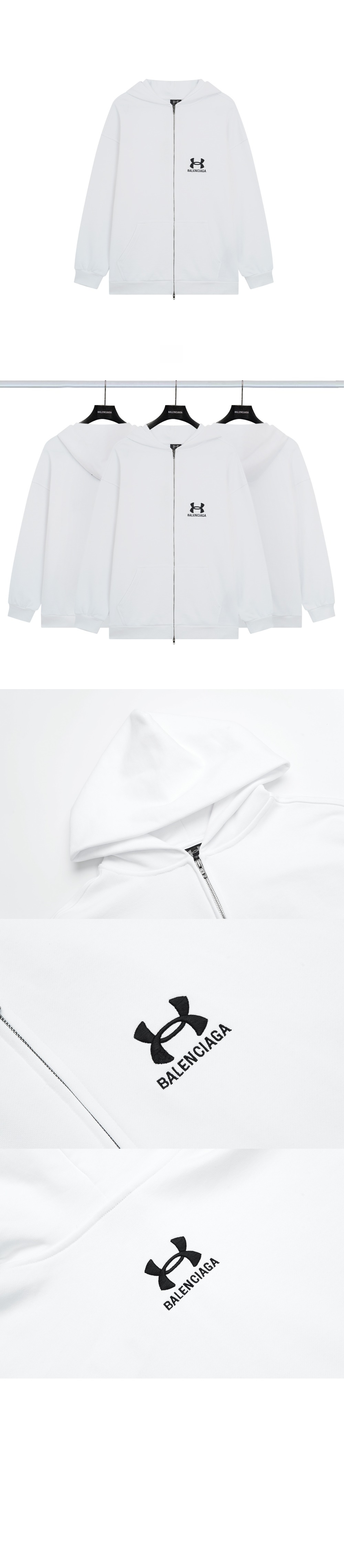 미러급레플리카사이트 | 명품레플리카 전문 쇼핑몰  | 퍼스트원 - 레귤러 핏 집업 후디 > 발렌시아가