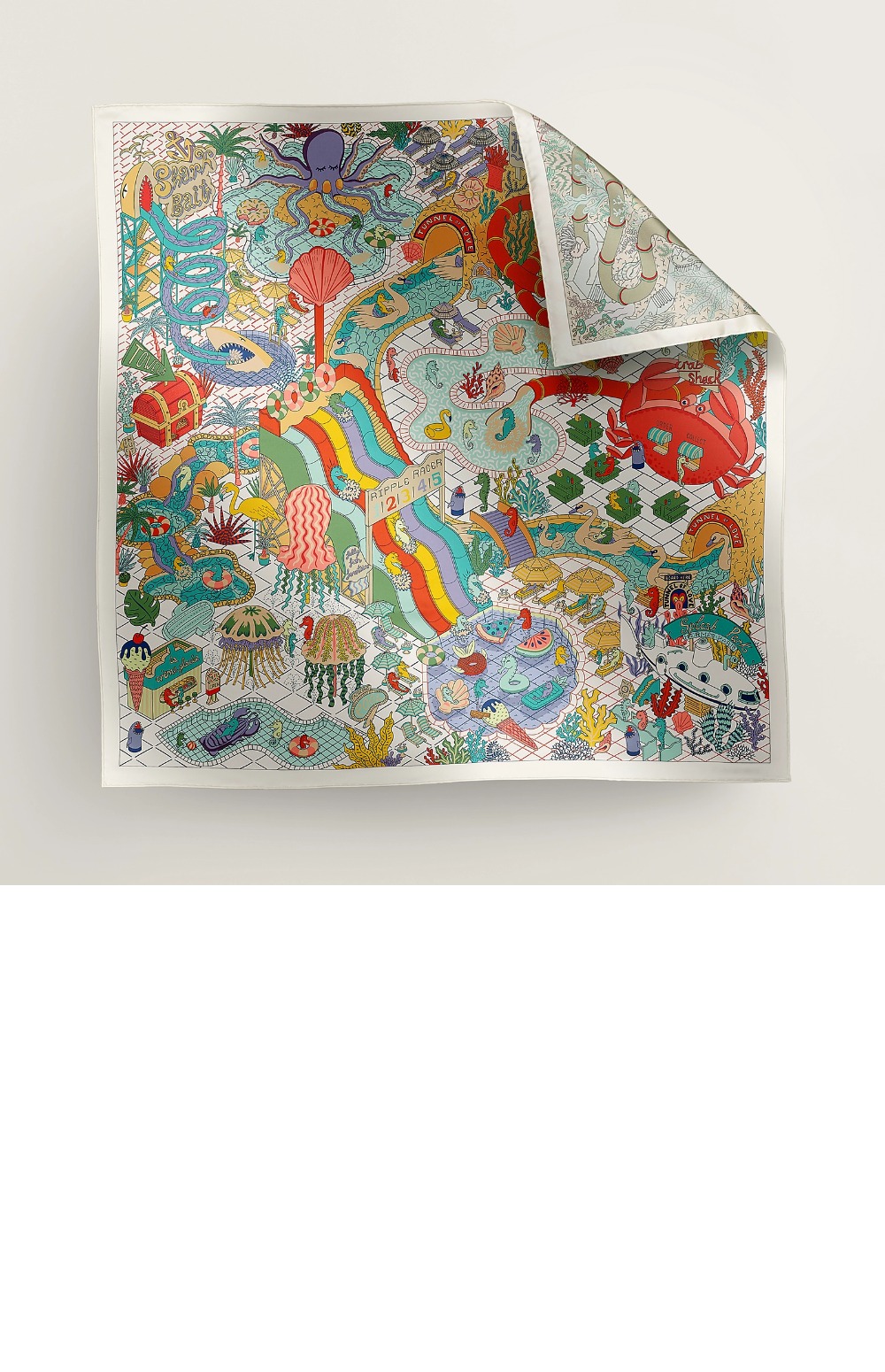 미러급레플리카사이트 | 명품레플리카 전문 쇼핑몰  | 퍼스트원 - Splash Park 더블 페이스 스카프 90 > 에르메스