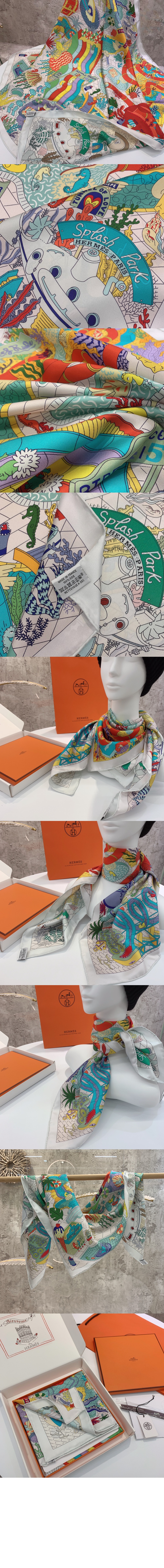 미러급레플리카사이트 | 명품레플리카 전문 쇼핑몰  | 퍼스트원 - Splash Park 더블 페이스 스카프 90 > 에르메스