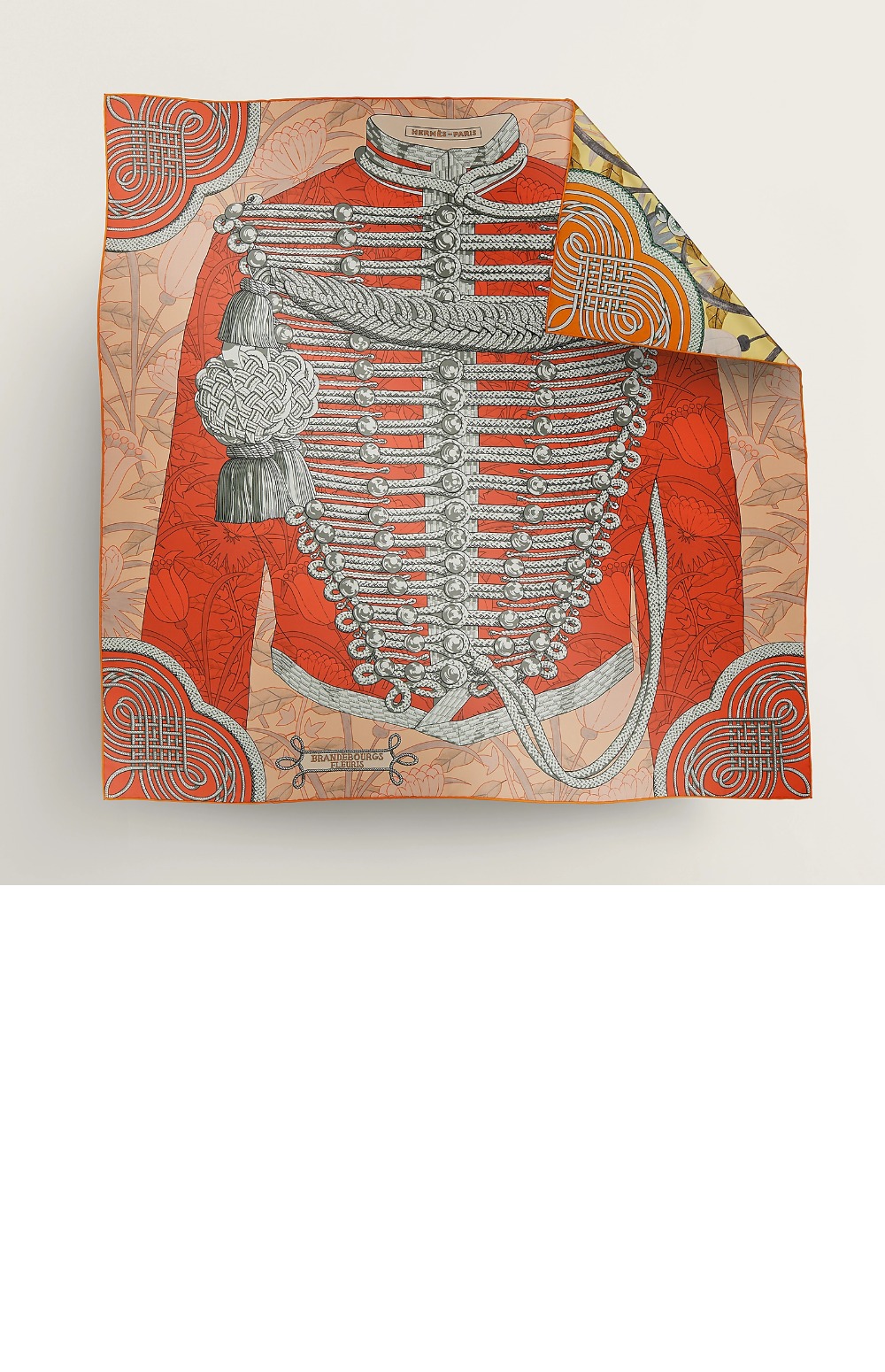 미러급레플리카사이트 | 명품레플리카 전문 쇼핑몰  | 퍼스트원 - Brandebourgs Fleuris 더블 페이스 스카프 90 > 에르메스