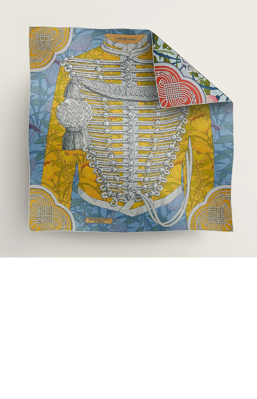 미러급레플리카사이트 | 명품레플리카 전문 쇼핑몰  | 퍼스트원 - Brandebourgs Fleuris 더블 페이스 스카프 90 > 에르메스