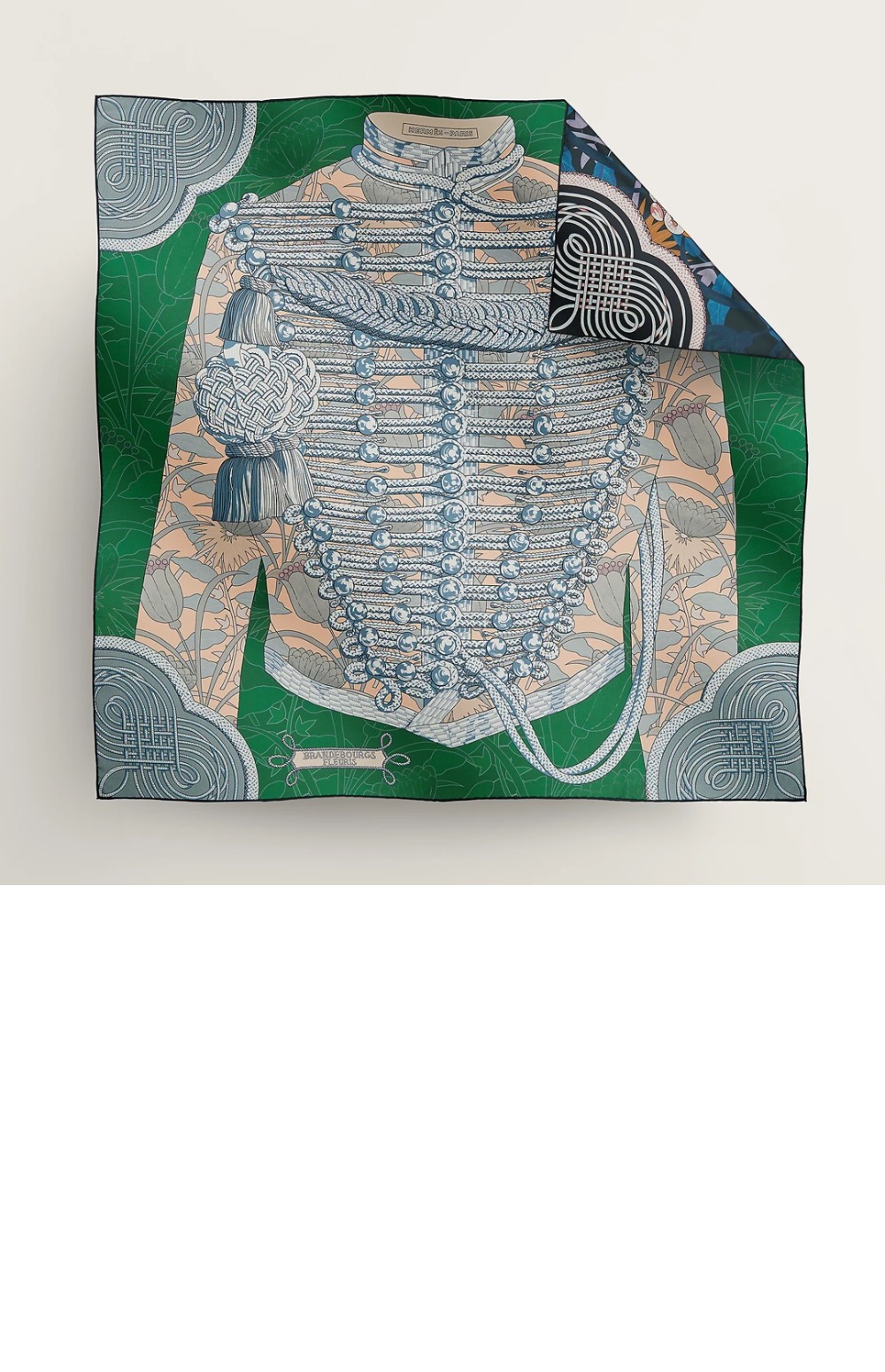 미러급레플리카사이트 | 명품레플리카 전문 쇼핑몰  | 퍼스트원 - Brandebourgs Fleuris 더블 페이스 스카프 90 > 에르메스