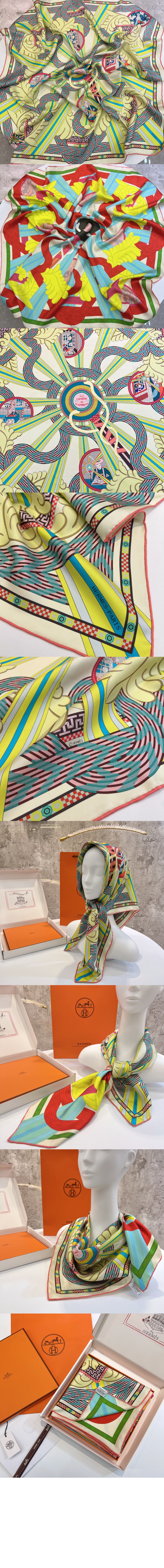 미러급레플리카사이트 | 명품레플리카 전문 쇼핑몰  | 퍼스트원 - A la Lumiere du Flambeau 더블 페이스 스카프 90 > 에르메스