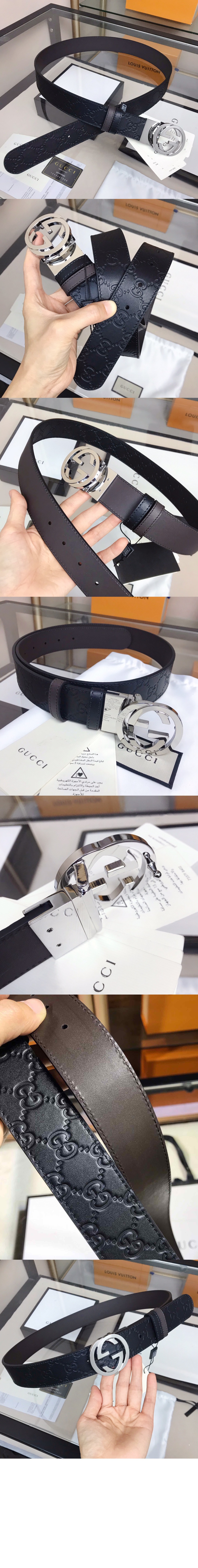 미러급레플리카사이트 | 명품레플리카 전문 쇼핑몰  | 퍼스트원 - 시그니처 리버서블 벨트 473030 > 구찌