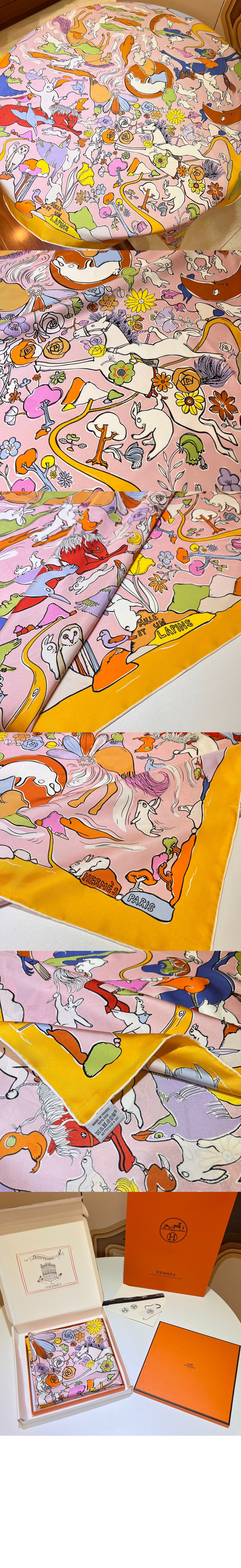 미러급레플리카사이트 | 명품레플리카 전문 쇼핑몰  | 퍼스트원 - Mille et Un Lapins 스카프 90 > 에르메스