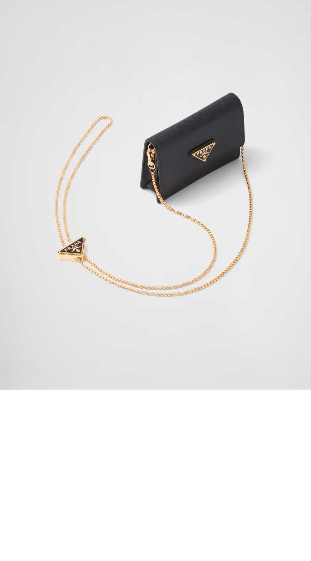 미러급레플리카사이트 | 명품레플리카 전문 쇼핑몰  | 퍼스트원 - 숄더 스트랩이 있는 사피아노 가죽 카드 홀더 1MR034 > 프라다