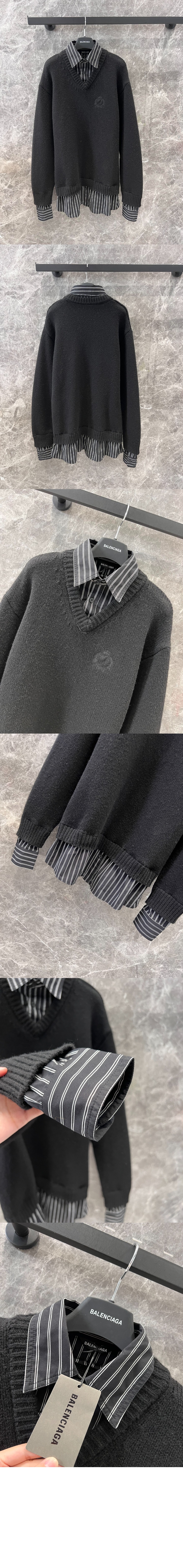 미러급레플리카사이트 | 명품레플리카 전문 쇼핑몰  | 퍼스트원 - 레이어드 니트 스웨터 > 발렌시아가