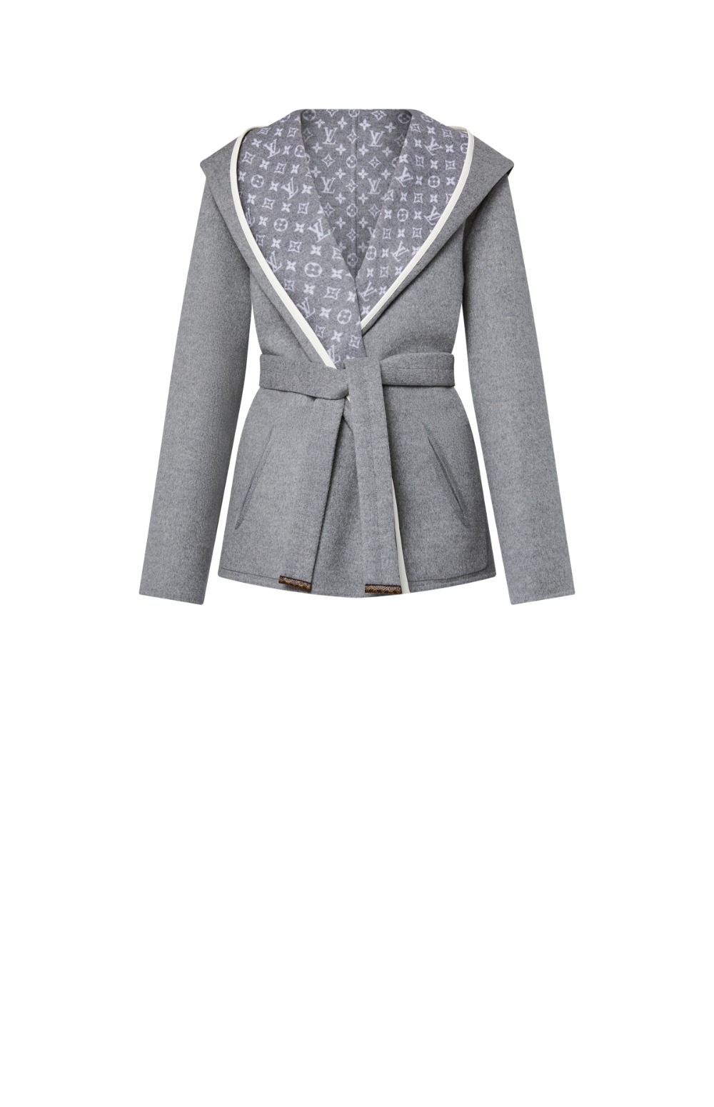 미러급레플리카사이트 | 명품레플리카 전문 쇼핑몰  | 퍼스트원 - 리버서블 시그니처 쇼트 후디드 랩 코트 > 루이비통