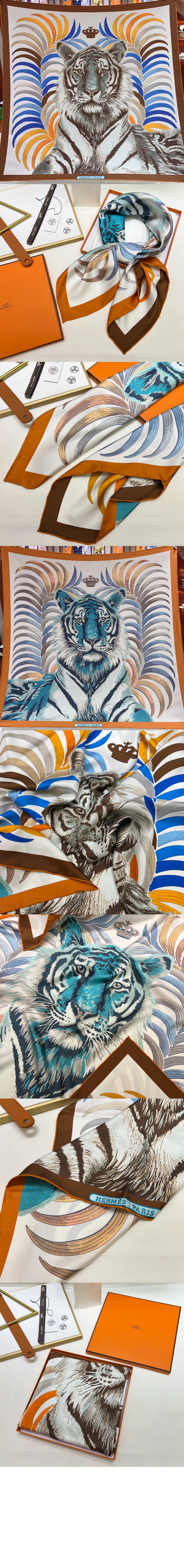 미러급레플리카사이트 | 명품레플리카 전문 쇼핑몰  | 퍼스트원 - Tigre Royal 더블 페이스 스카프 90 > 에르메스