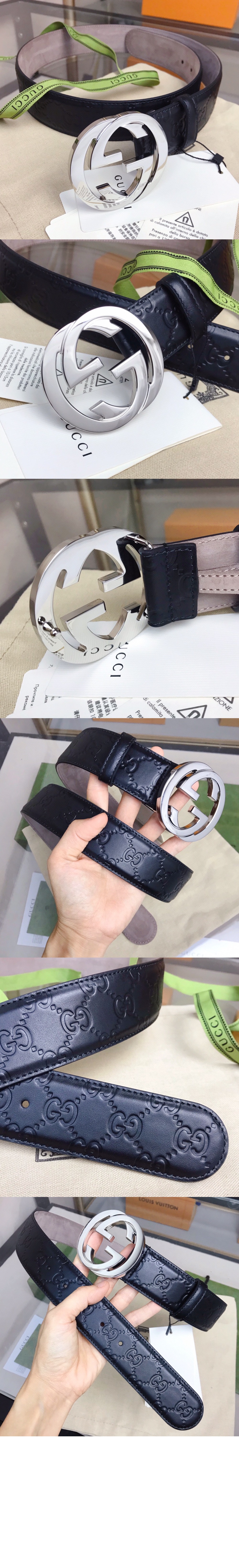 미러급레플리카사이트 | 명품레플리카 전문 쇼핑몰  | 퍼스트원 - ‎인터로킹 G 버클 시그니처 벨트 411924 > 구찌