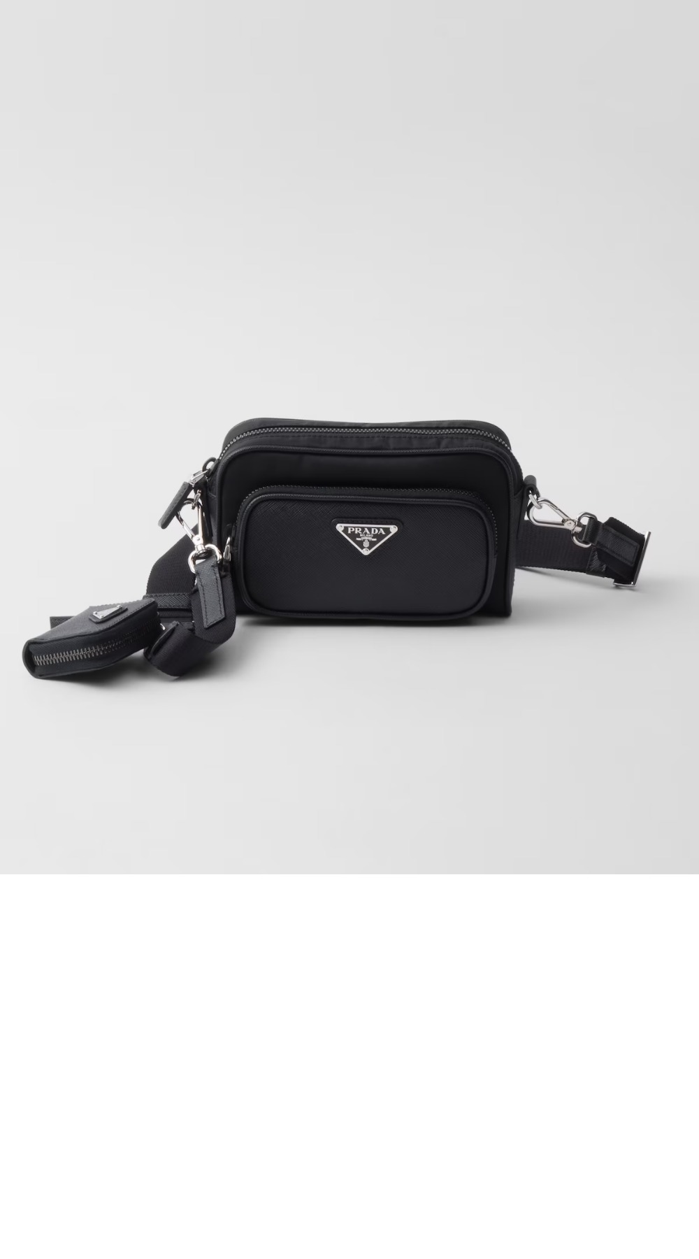 미러급레플리카사이트 | 명품레플리카 전문 쇼핑몰  | 퍼스트원 - 리나일론 및 사피아노 가죽 숄더백 2VH172 > 프라다