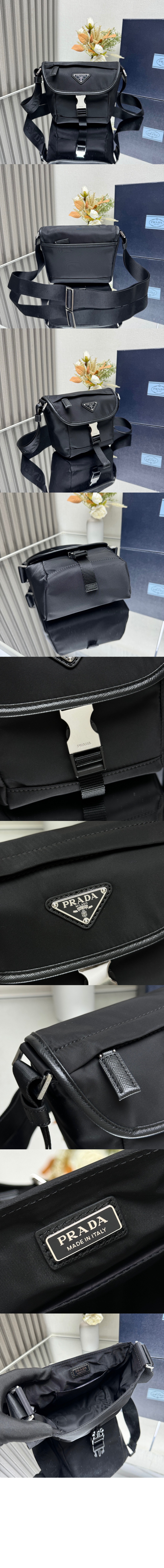 미러급레플리카사이트 | 명품레플리카 전문 쇼핑몰  | 퍼스트원 - 리나일론 및 사피아노 가죽 숄더백 2VD070 > 프라다