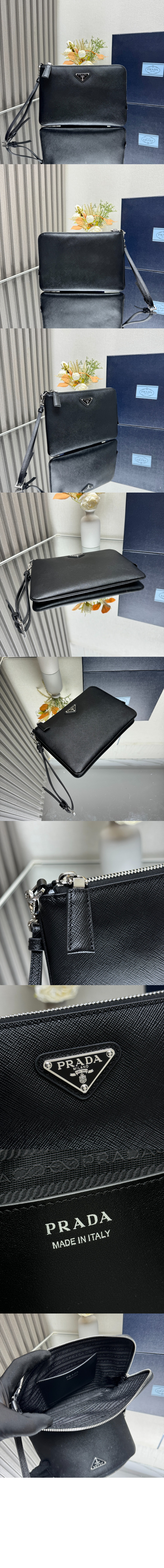 미러급레플리카사이트 | 명품레플리카 전문 쇼핑몰  | 퍼스트원 - 스몰 사피아노 가죽 파우치 2NH024 > 프라다