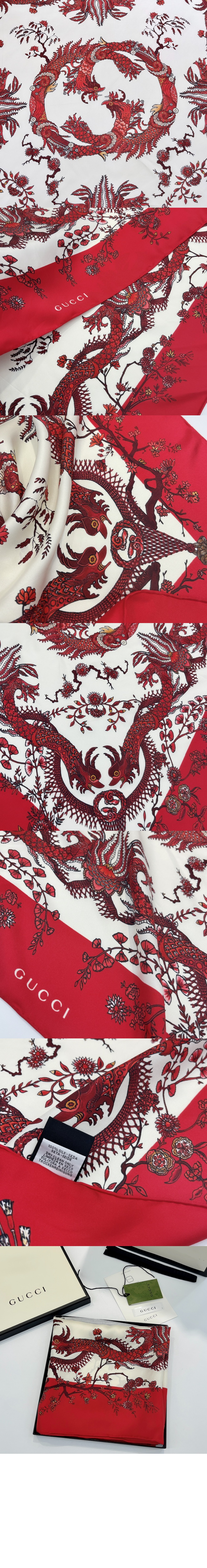 미러급레플리카사이트 | 명품레플리카 전문 쇼핑몰  | 퍼스트원 - 상룡 프린트 실크 스카프 774314 > 구찌