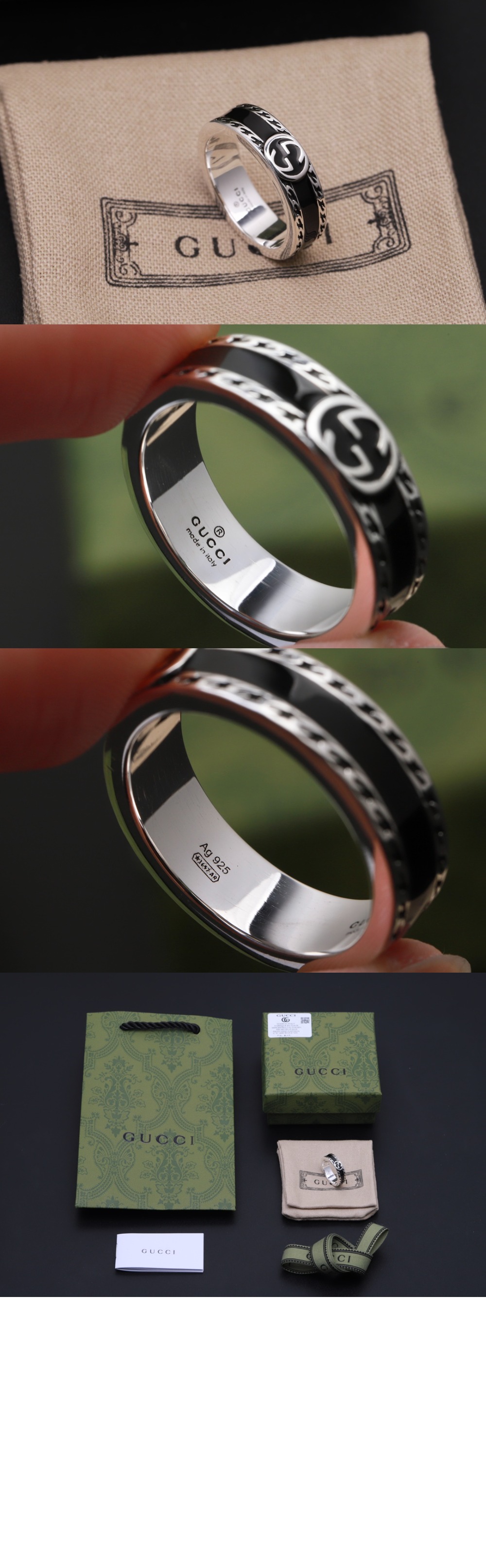 미러급레플리카사이트 | 명품레플리카 전문 쇼핑몰  | 퍼스트원 - 인터로킹 반지 645573 > 구찌