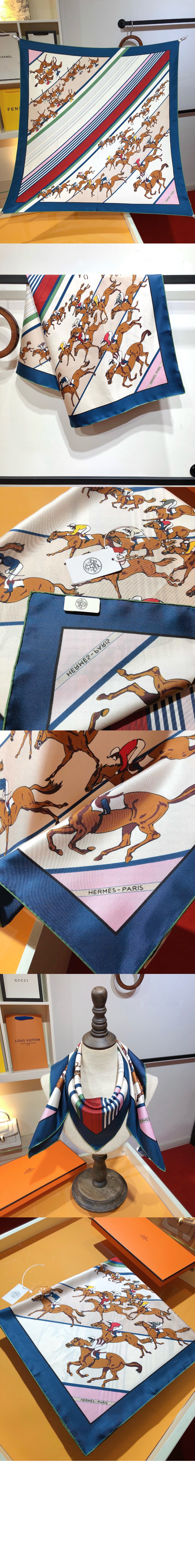 미러급레플리카사이트 | 명품레플리카 전문 쇼핑몰  | 퍼스트원 - Les Courses 스카프 90 > 에르메스