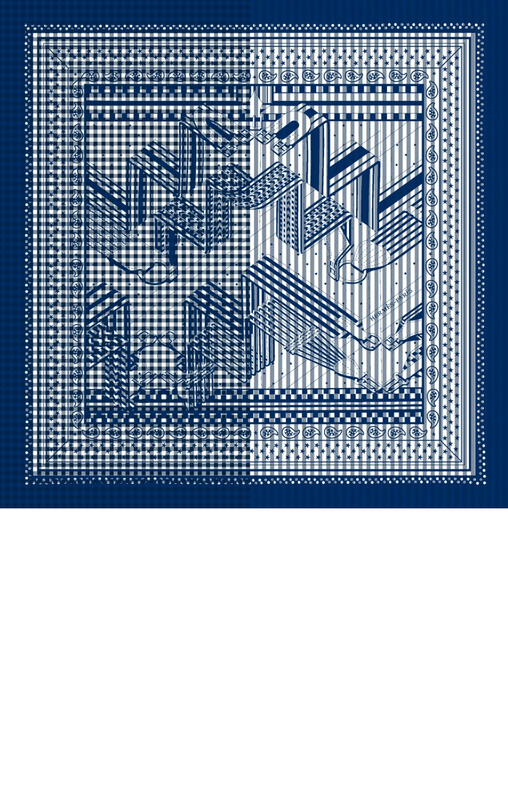 미러급레플리카사이트 | 명품레플리카 전문 쇼핑몰  | 퍼스트원 - Sangles en Zigzag bandana 스카프 90 > 에르메스