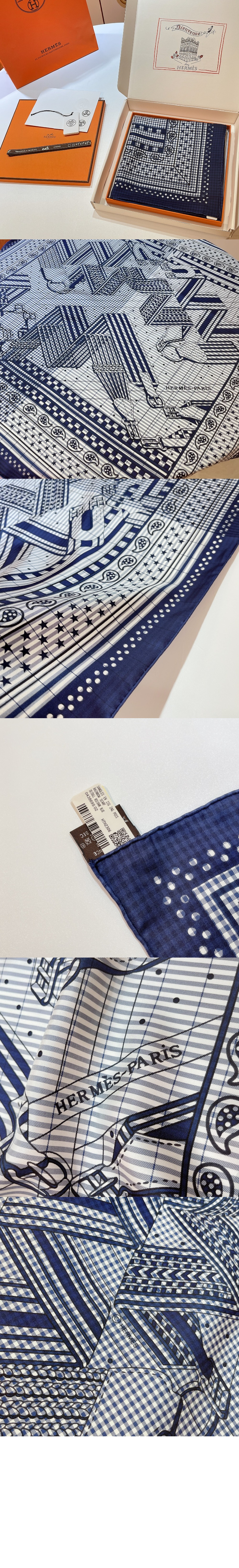 미러급레플리카사이트 | 명품레플리카 전문 쇼핑몰  | 퍼스트원 - Sangles en Zigzag bandana 스카프 90 > 에르메스