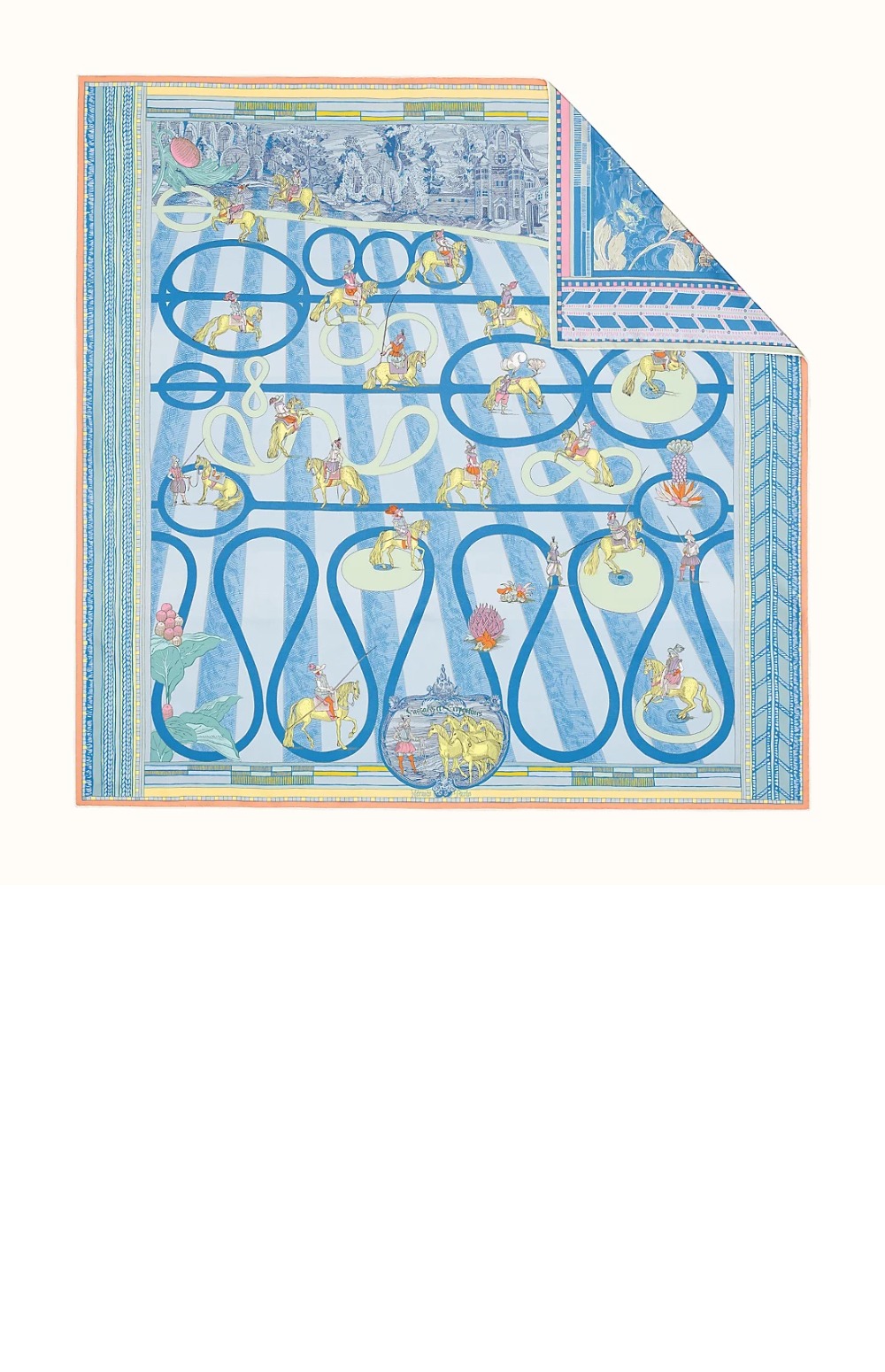 미러급레플리카사이트 | 명품레플리카 전문 쇼핑몰  | 퍼스트원 - Carré 90 double face Passades et Serpentines 스카프 90 > 에르메스