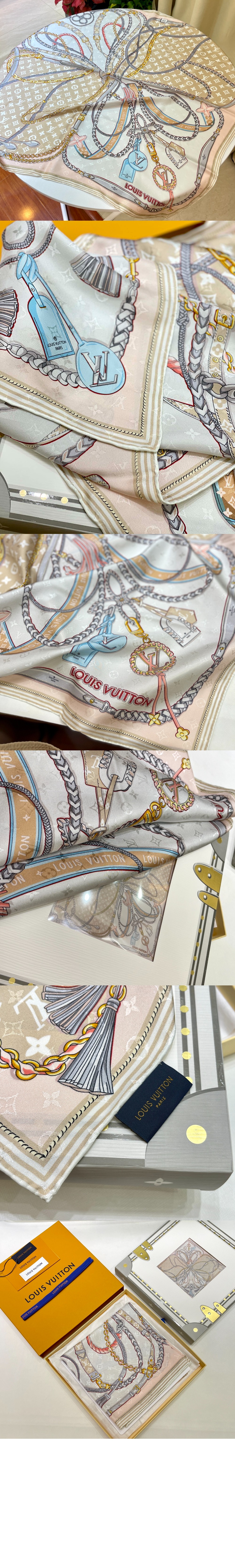 미러급레플리카사이트 | 명품레플리카 전문 쇼핑몰  | 퍼스트원 - 믹스 앤드 스트랩 스퀘어 90 > 루이비통