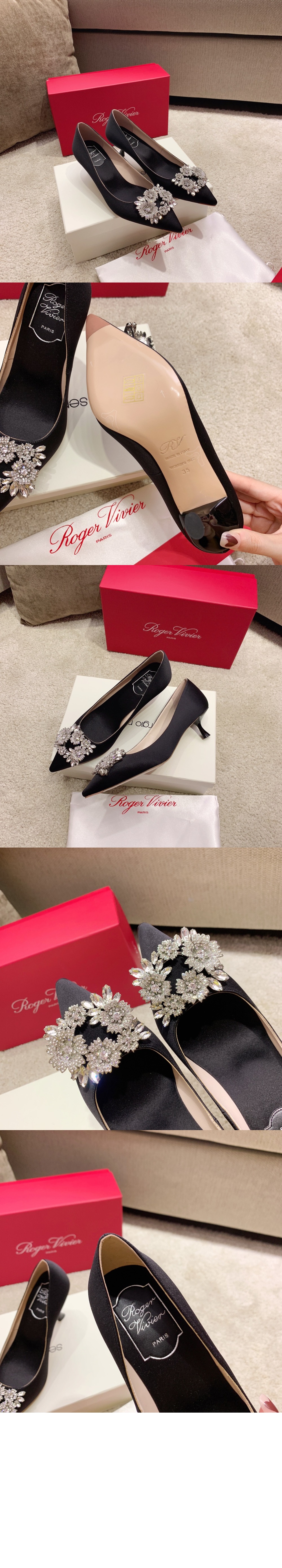 미러급레플리카사이트 | 명품레플리카 전문 쇼핑몰  | 퍼스트원 - RV 부케 스트라스 버클 펌프스 5432 > 로저비비에