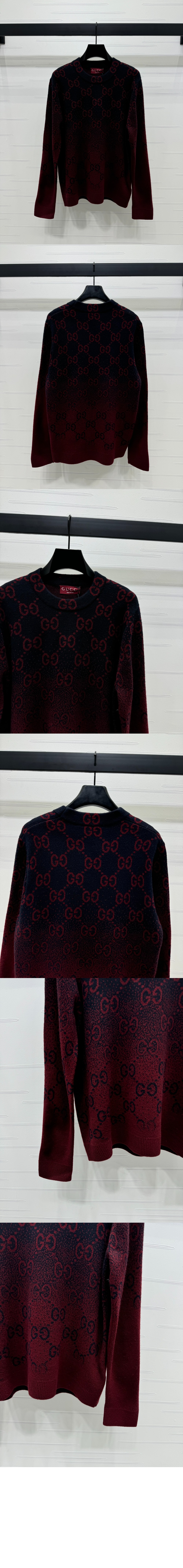 미러급레플리카사이트 | 명품레플리카 전문 쇼핑몰  | 퍼스트원 - GG 그라데이션 울 자카드 스웨터 > 구찌