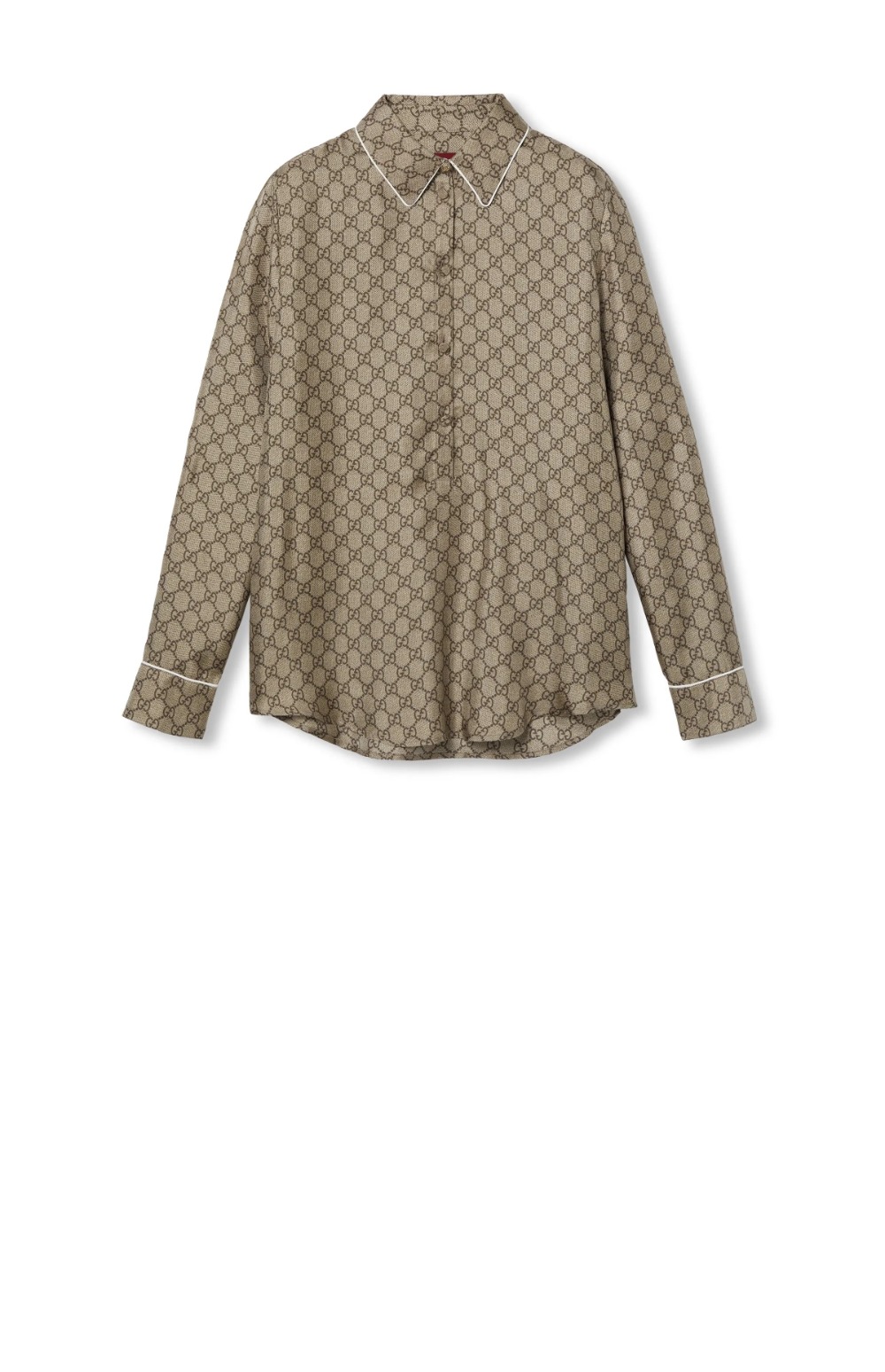 미러급레플리카사이트 | 명품레플리카 전문 쇼핑몰  | 퍼스트원 - 프린트 실크 트윌 셔츠 > 구찌