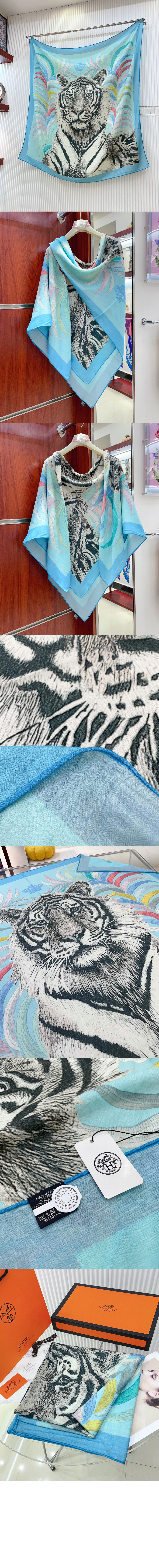 미러급레플리카사이트 | 명품레플리카 전문 쇼핑몰  | 퍼스트원 - Tigre Royal 더블 페이스 스카프 90 > 에르메스