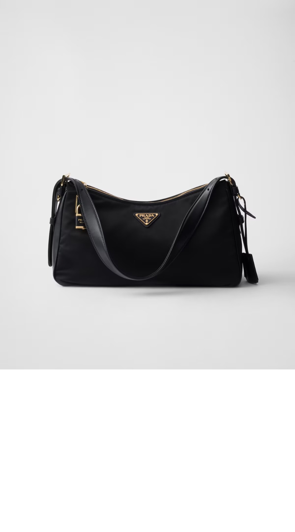 미러급레플리카사이트 | 명품레플리카 전문 쇼핑몰  | 퍼스트원 - 자물쇠가 있는 프라다 에메 라지 리나일론 및 가죽 숄더백 1BC232 > 프라다