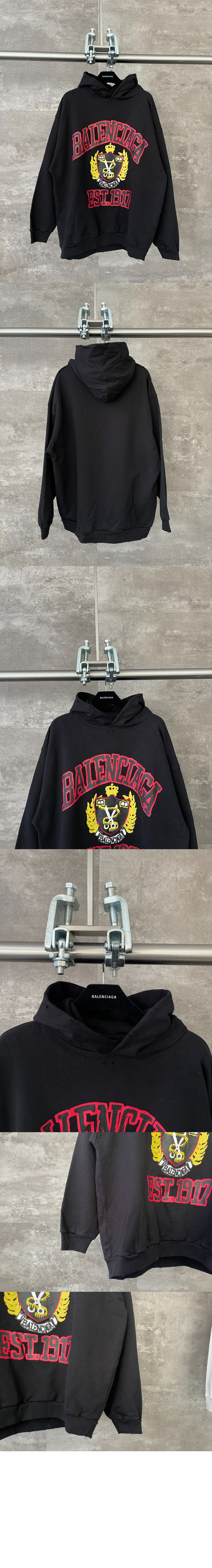 미러급레플리카사이트 | 명품레플리카 전문 쇼핑몰  | 퍼스트원 - 로고 프린트 코튼 후디 > 발렌시아가