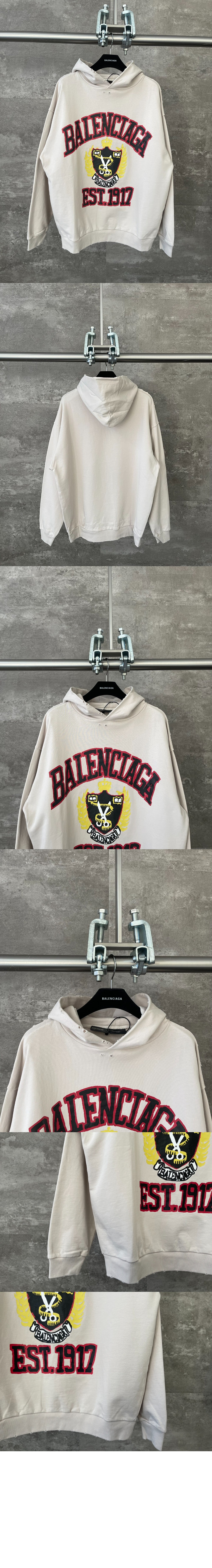 미러급레플리카사이트 | 명품레플리카 전문 쇼핑몰  | 퍼스트원 - 로고 프린트 코튼 후디 > 발렌시아가