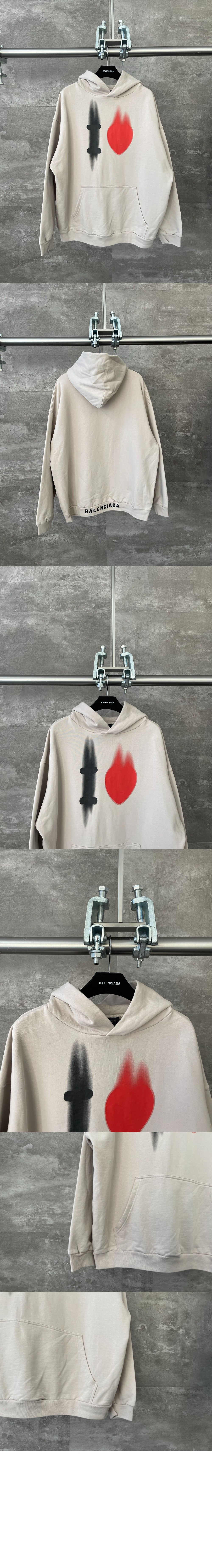 미러급레플리카사이트 | 명품레플리카 전문 쇼핑몰  | 퍼스트원 - 로고 프린트 코튼 후디 > 발렌시아가