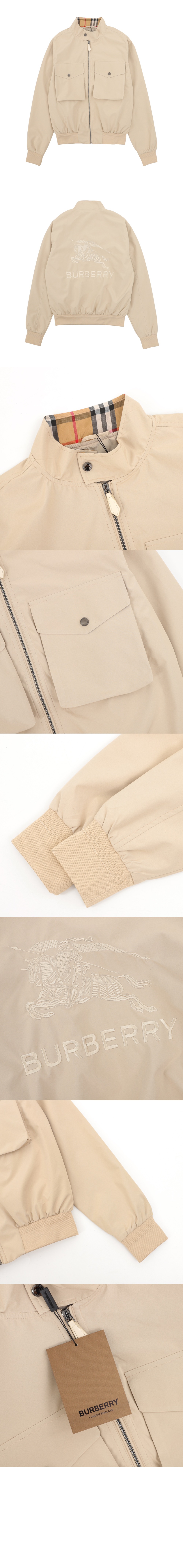 미러급레플리카사이트 | 명품레플리카 전문 쇼핑몰  | 퍼스트원 - 로고 집업 자켓 > 버버리