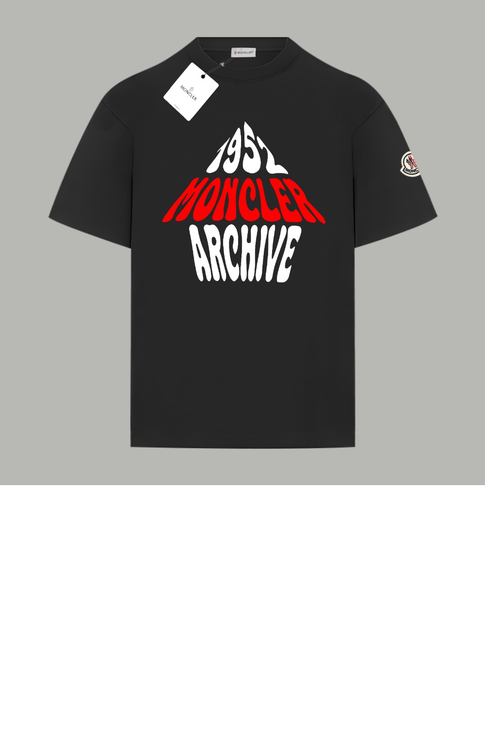 미러급레플리카사이트 | 명품레플리카 전문 쇼핑몰  | 퍼스트원 - 로고 프린트 반팔 > 몽클레어