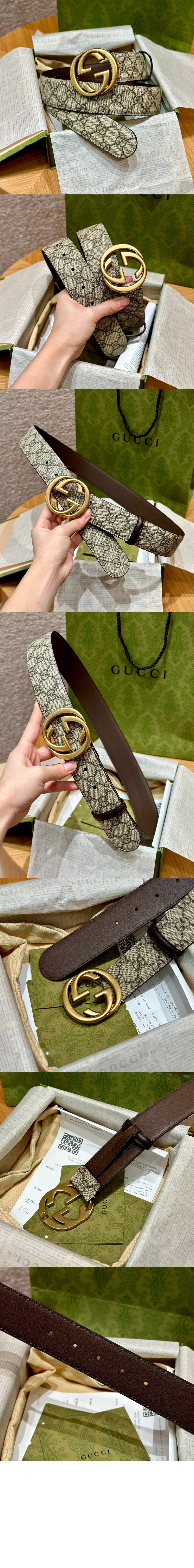 미러급레플리카사이트 | 명품레플리카 전문 쇼핑몰  | 퍼스트원 - 인터로킹 G 버클 벨트 774153 > 구찌