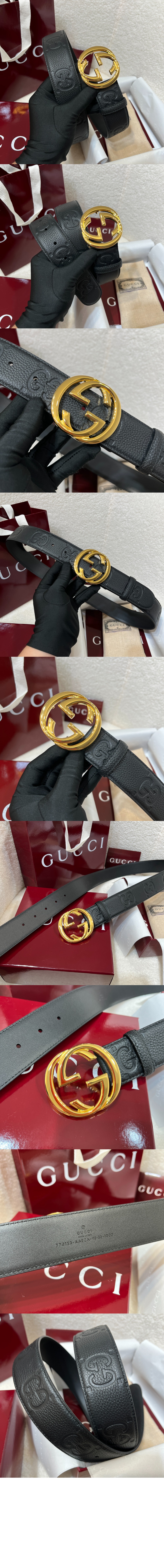 미러급레플리카사이트 | 명품레플리카 전문 쇼핑몰  | 퍼스트원 - 인터로킹 G 버클 와이드 벨트 794196 > 구찌