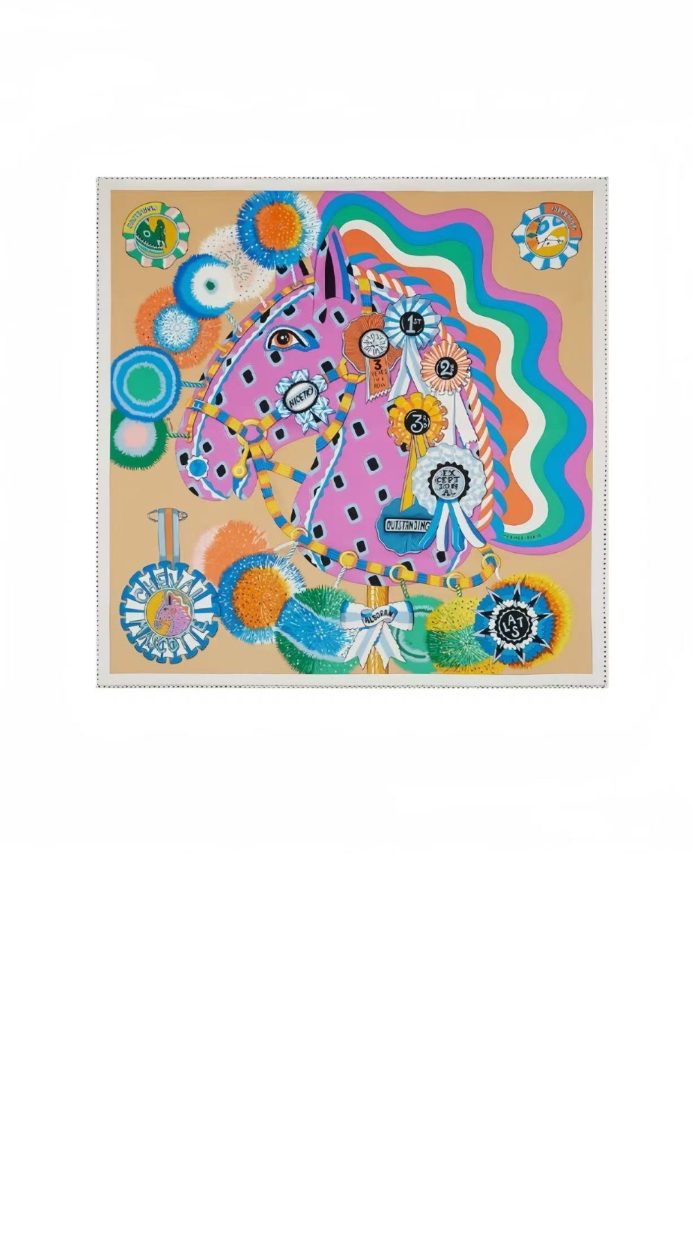 미러급레플리카사이트 | 명품레플리카 전문 쇼핑몰  | 퍼스트원 - Cheval Mascotte 스카프 90 > 에르메스