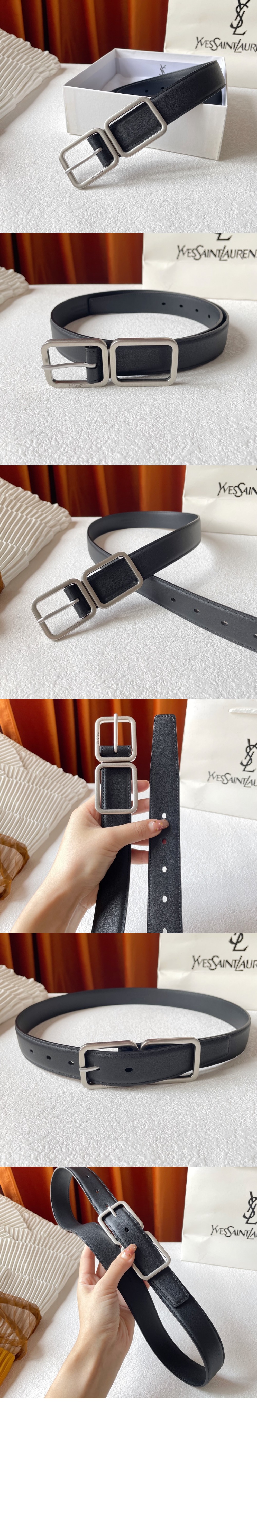 미러급레플리카사이트 | 명품레플리카 전문 쇼핑몰  | 퍼스트원 - 더블 버클 벨트 621565 > 생로랑