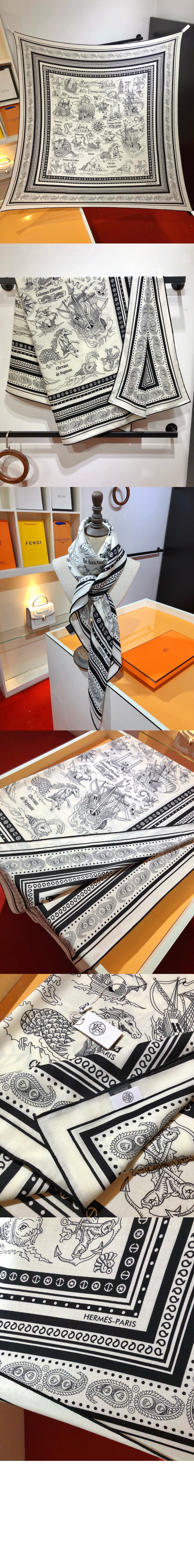 미러급레플리카사이트 | 명품레플리카 전문 쇼핑몰  | 퍼스트원 - Tatouages Marins Bandana 숄 140 > 에르메스