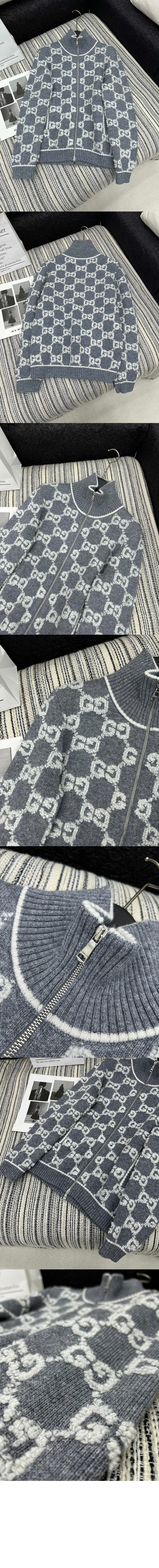미러급레플리카사이트 | 명품레플리카 전문 쇼핑몰  | 퍼스트원 - GG 부클레 스티치 자카드 가디건 > 구찌