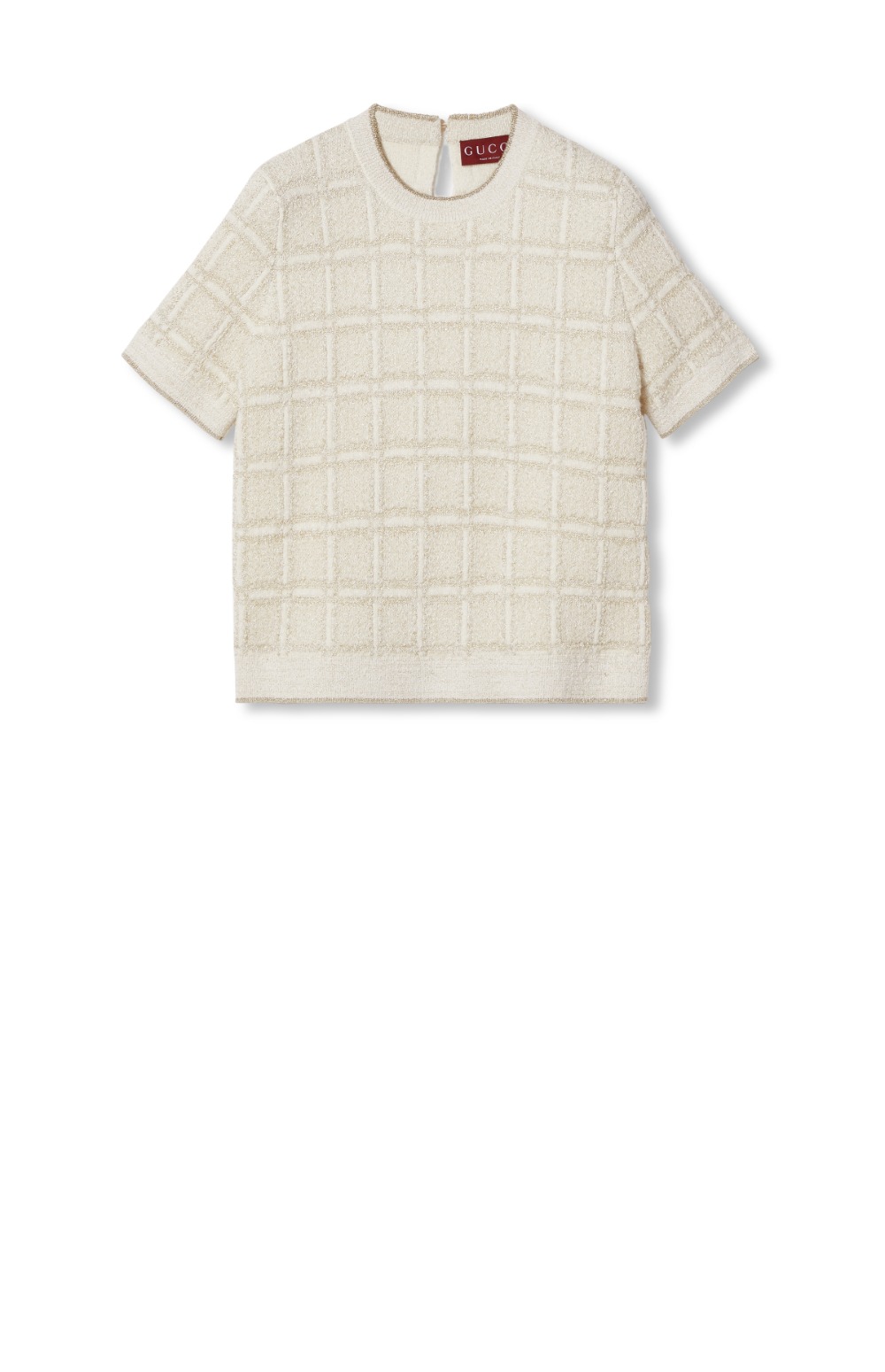 미러급레플리카사이트 | 명품레플리카 전문 쇼핑몰  | 퍼스트원 - 울 및 라메 체크 자카드 탑 > 구찌