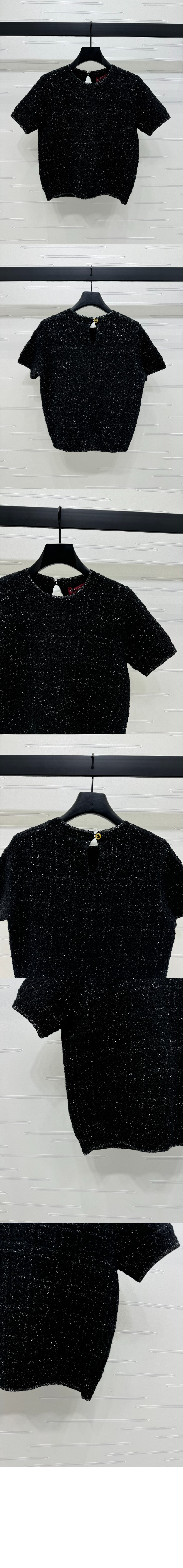 미러급레플리카사이트 | 명품레플리카 전문 쇼핑몰  | 퍼스트원 - 울 및 라메 체크 자카드 탑 > 구찌